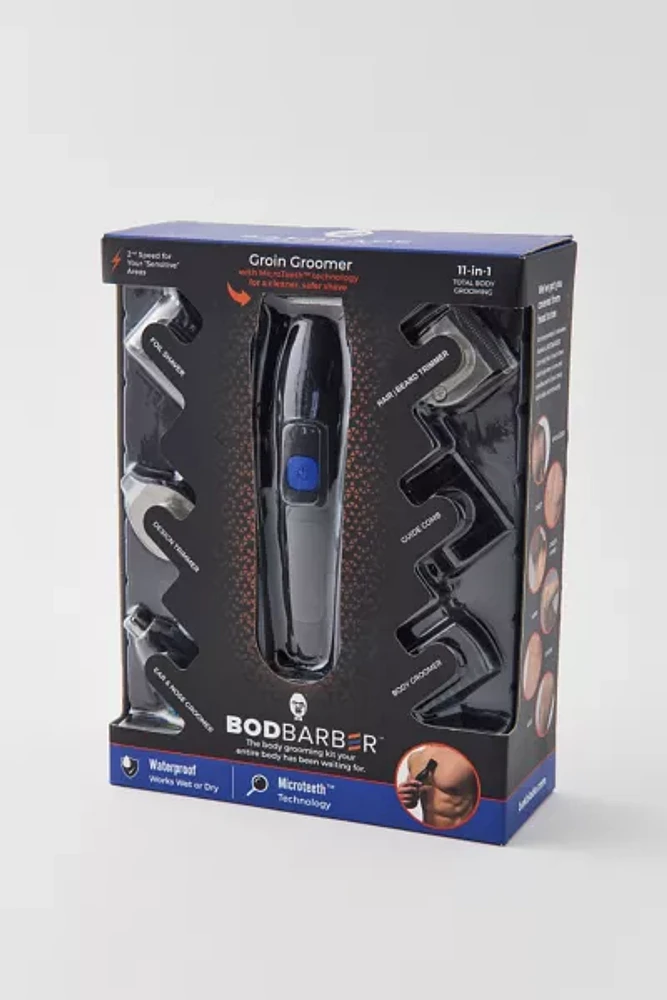 Bakblade BODBARBER 11-In-1 Full Body Shave Kit