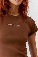 French Connection Cool As FCUK Baby Tee