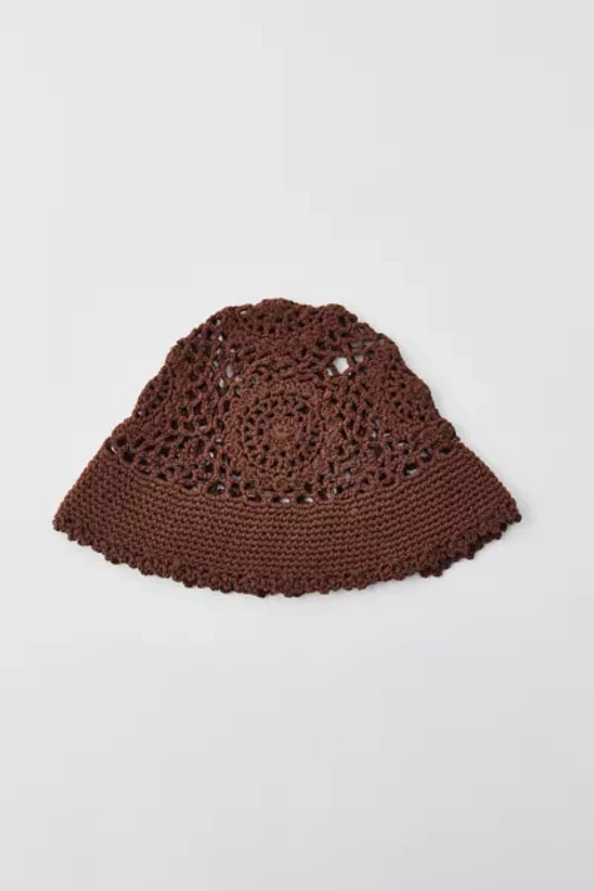 Lia Hand-Crochet Bucket Hat