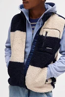 Gramicci Checkered Pattern Fleece Vest