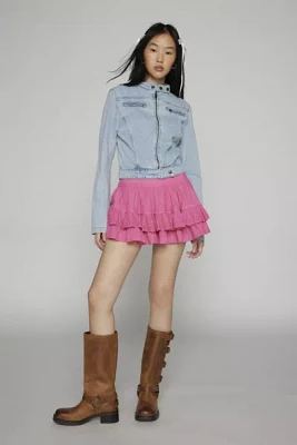 Kimchi Blue Julia Tiered Ruffle Mini Skirt