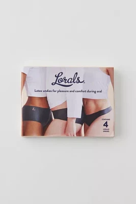 Lorals Pleasure Bikini Latex Undie 4-Pack