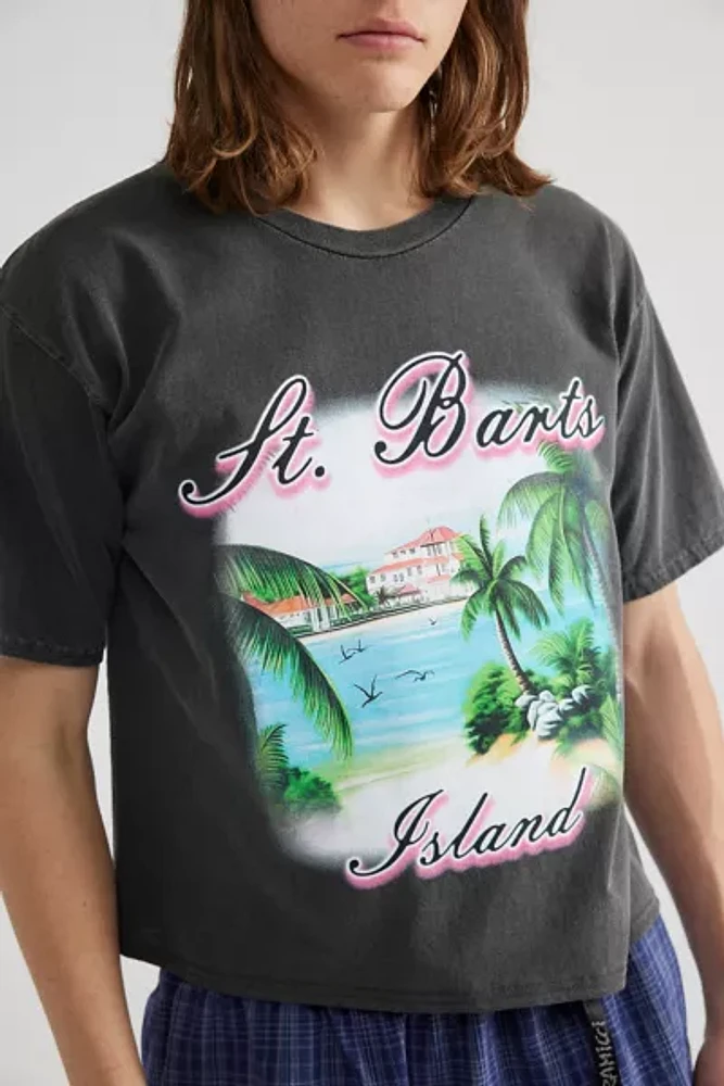 St. Barts Cropped Tee
