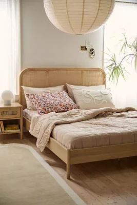 Kieran Cane Platform Bed