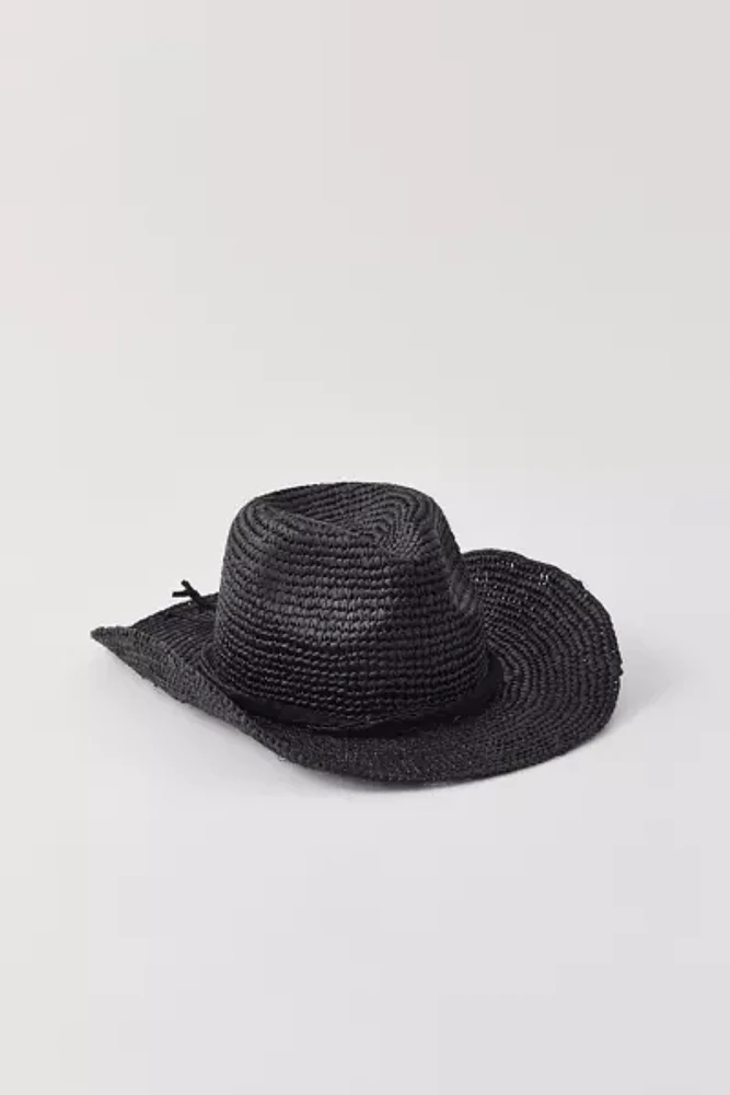 Millie Woven Raffia Cowboy Hat