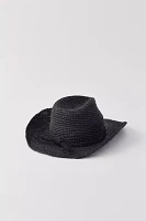 Millie Woven Raffia Cowboy Hat