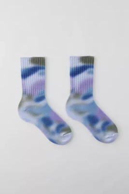 7DaysSocks Tie-Dye Cotton Crew Sock