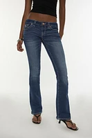 True Religion Becca Low Rise Flap Pocket Bootcut Jean