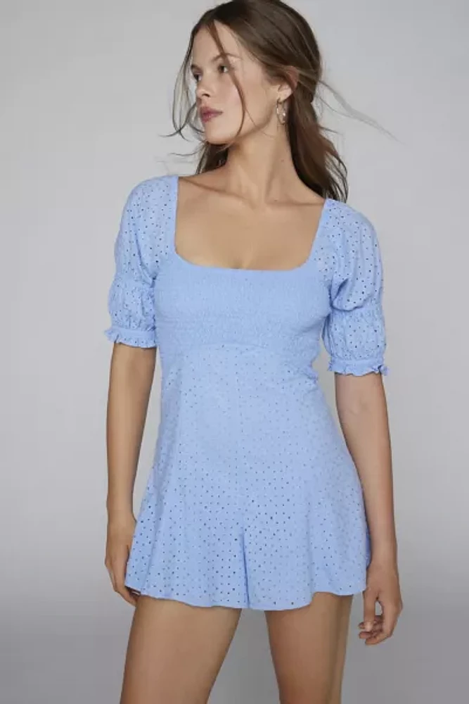 Kimchi Blue Ivy Eyelet Lace Romper