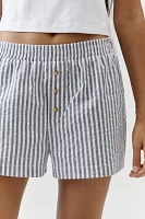 Urban Renewal Remnants Made LA Seersucker Button Front Boxer Short