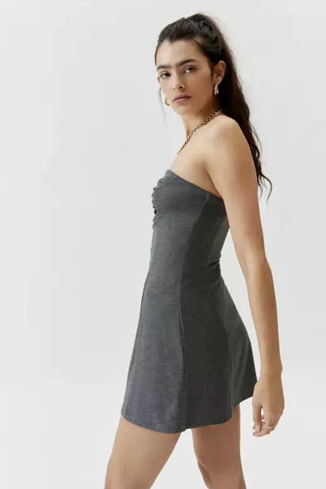 Urban Renewal Remnants Ruched Slinky Mini Dress