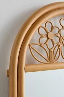 Daisy Rattan Floor Mirror