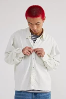 Urban Renewal Remade Overdyed Cropped Chambray Button-Down Shirt