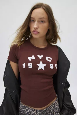 NYC 1990 Applique Baby Tee