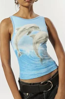 BDG Mercedes Dolphin Boatneck Tank Top