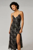 UO Leopard Print Slip Dress