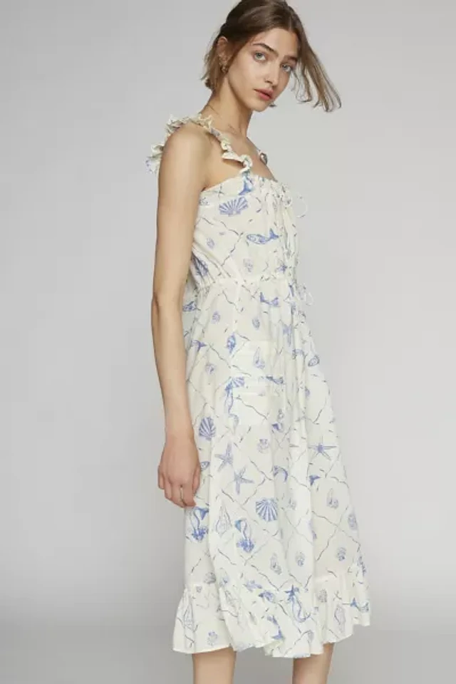 Kimchi Blue Smocked Midi Dress | The Summit Kimchi Blue Smocked Midi Dress | The Summit