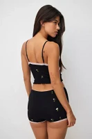 Out From Under Embroidered Ribbed Cami