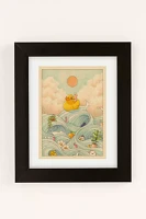 Felicia Chiao Duck At Sea Art Print