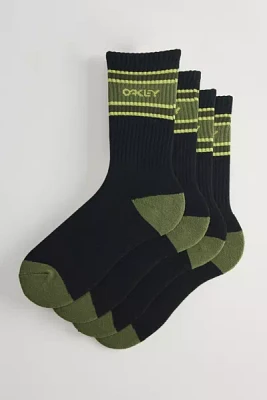 Oakley Icon Logo Stripe B1B Crew Sock 3-Pack