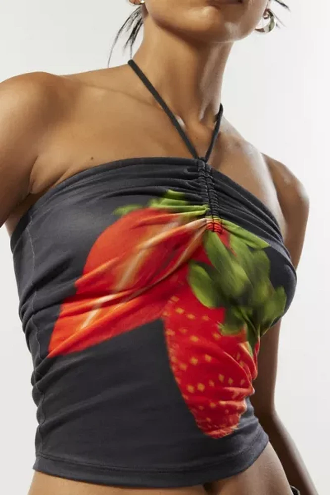 Silence + Noise Nova Fruit Halter Top