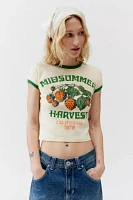 Midsummer Harvest Ringer Baby Tee