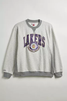 Mitchell & Ness Los Angeles Lakers Premium Crew Neck Sweatshirt