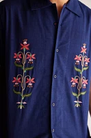 KARDO Chintan Embroidered Short Sleeve Shirt