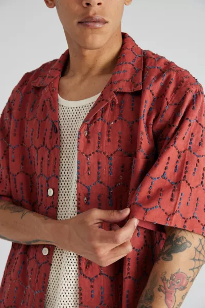 KARDO Ronen Paiwand Woven Short Sleeve Shirt
