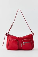 Marge Sherwood Red Outpocket Shoulder Bag