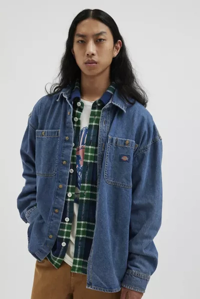 Dickies Houston Denim Long Sleeve Button-Down Shirt