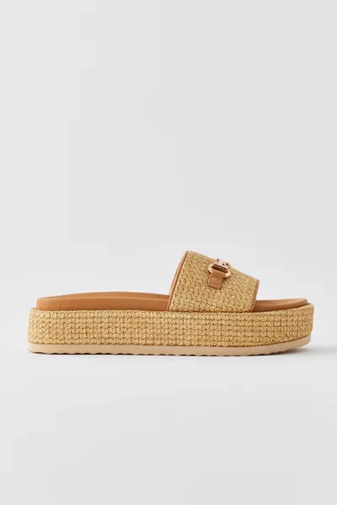 Steven Madden Karrigan Raffia Slide Sandal