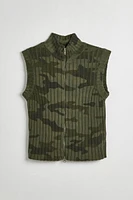 Jaded London Camo Polar Vest