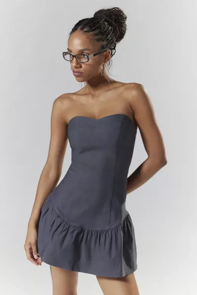 Motel Sabina Bandeau Mini Dress