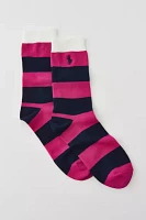 Polo Ralph Lauren Large Rugby Stripes Crew Sock