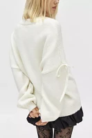 For Love & Lemons Jardin Oversized Bow Sweater