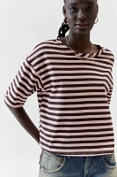 Urban Renewal Remnants Wide Stripe Drippy Short Sleeve Tee