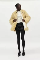 Apparis Petra Faux Fur Longline Overcoat