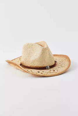 Peyton Burnished Straw Cowboy Hat