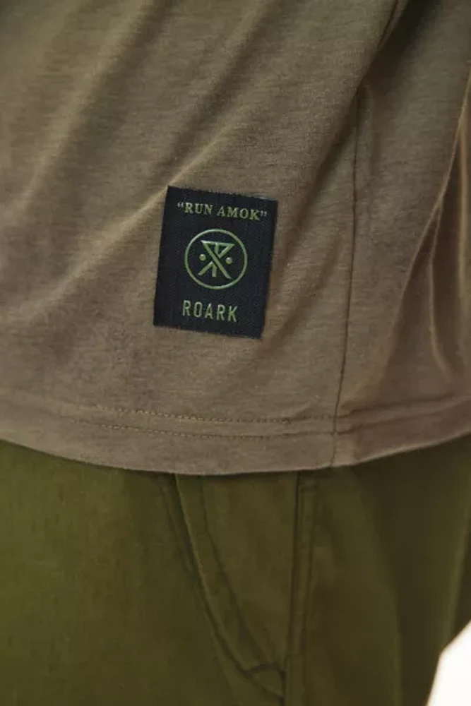 Roark Run Amok Mathis Tie-Dye Active Tee