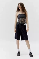 Urban Renewal Remnants Lace Asymmetrical Hem Tube Top