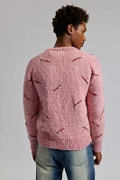 Chamula Horse Pattern Crew Neck Sweater