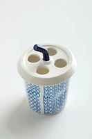 Soda Cup Toothbrush Holder