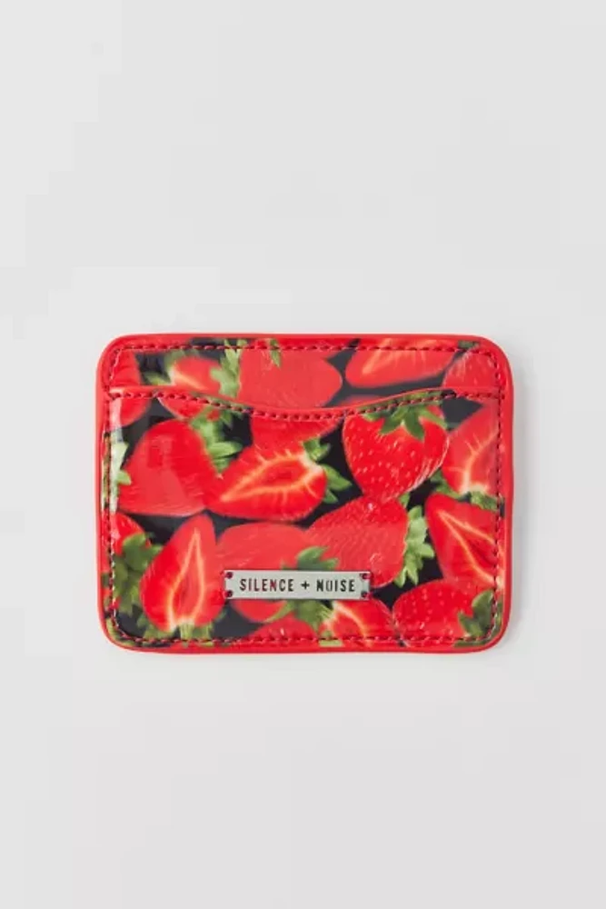 Silence + Noise Kez Strawberry Cardholder Wallet