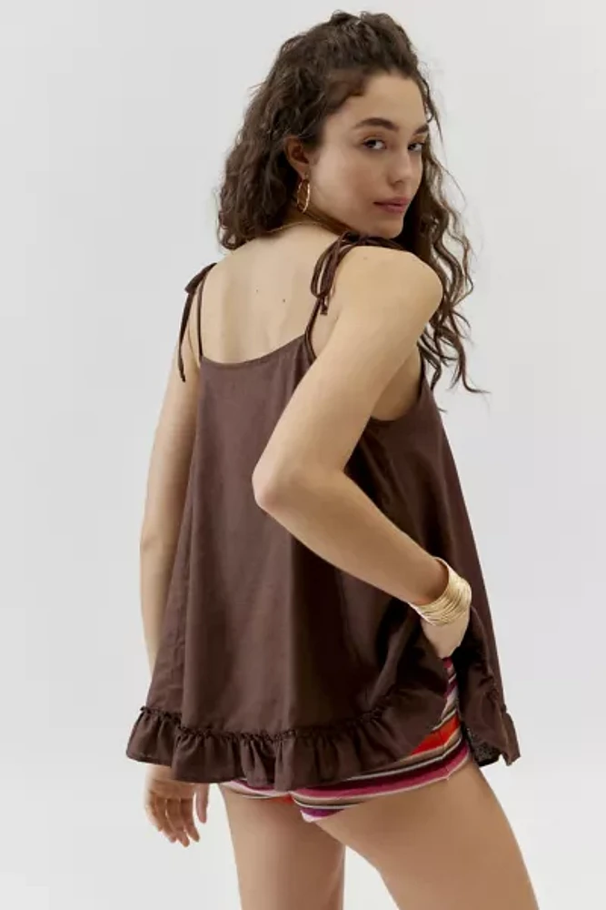 Urban Renewal Made LA EcoVero™️ Tie Shoulder Tunic