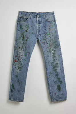 Vintage Paint Splatter Denim Jean