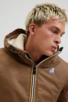 K-Way Claude Orsetto Fleece Lined Windbreaker Jacket