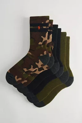 Polo Ralph Lauren Camo Pony Crew Sock 3-Pack