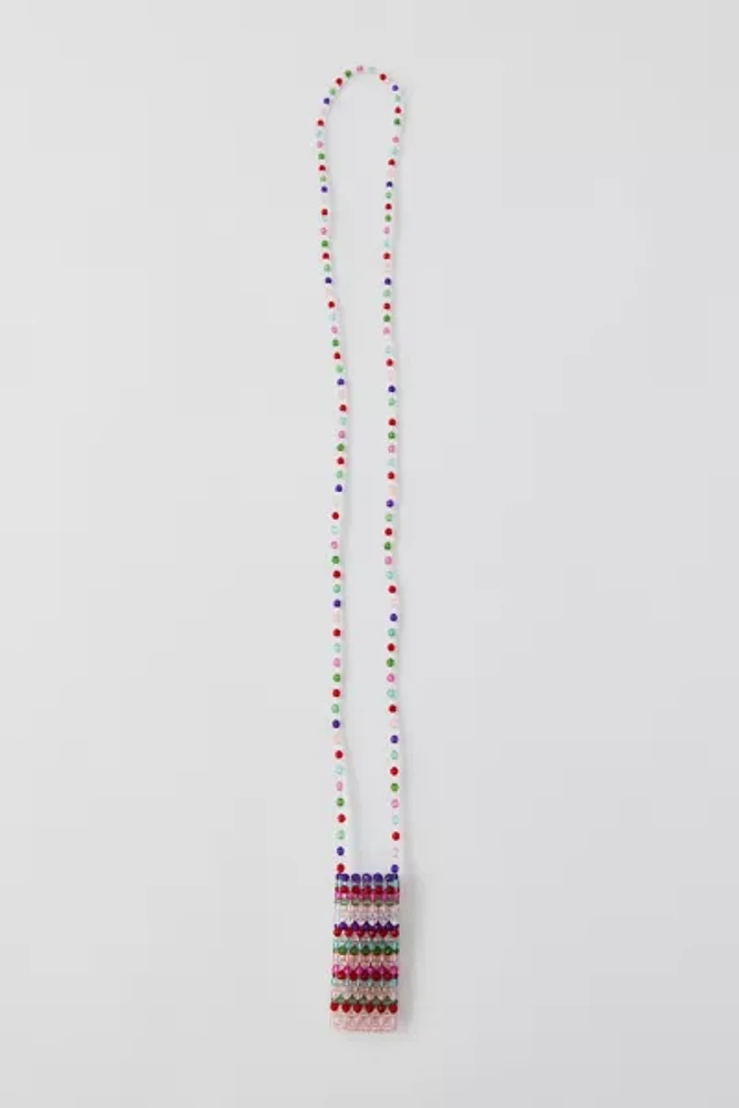Beaded Pouch Necklace