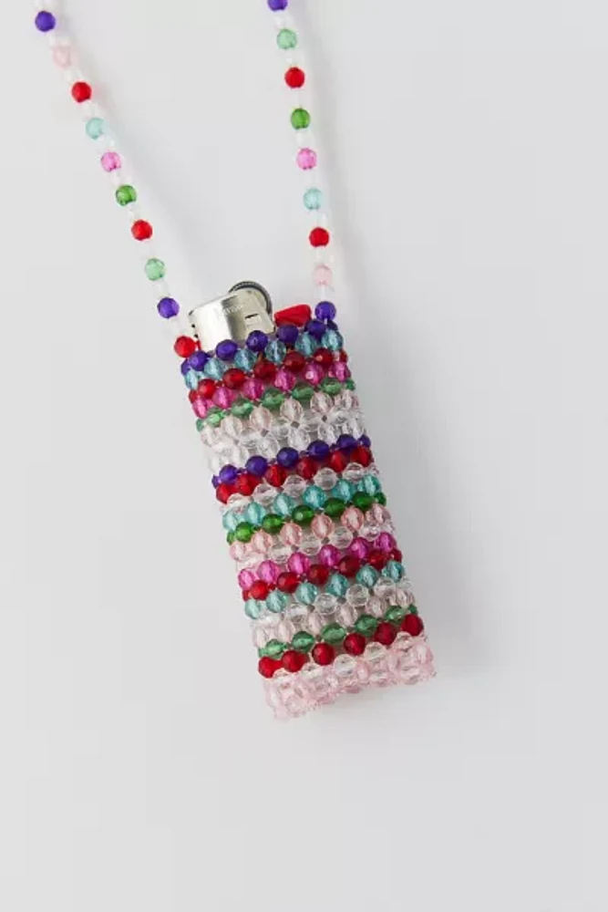 Beaded Pouch Necklace